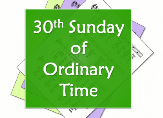Livestream/Mass Information for the 30th Sunday in Ordinary Time, October 25, 2026