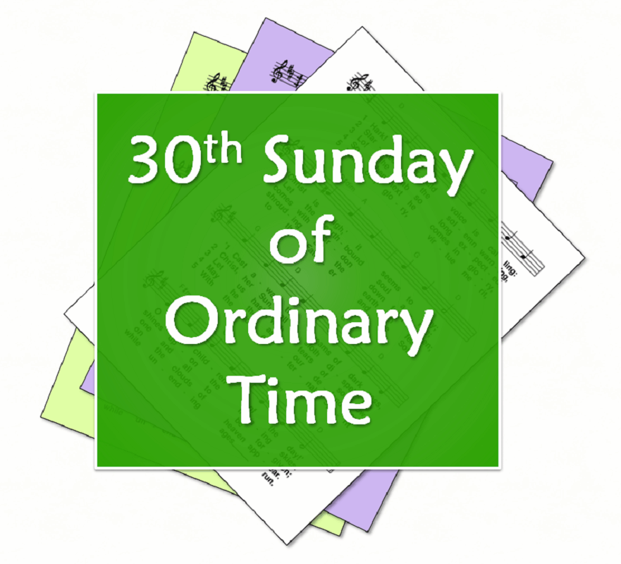 Livestream/Mass Information for the 30th Sunday in Ordinary Time, October 25, 2026
