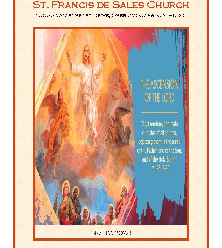 Weekly Bulletin, Solemnity of the Ascension of the Lord, May 17, 2026