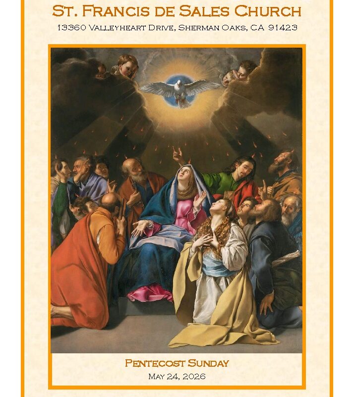 Weekly Bulletin, Pentecost Sunday, May 24, 2026